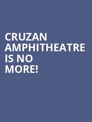 Cruzan Amphitheatre is no more